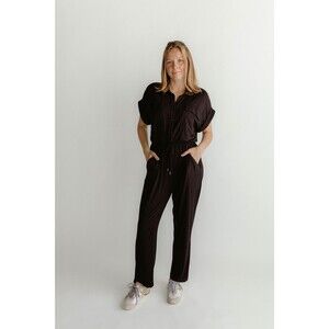Steve Madden- Alya Jumpsuit Black size Small